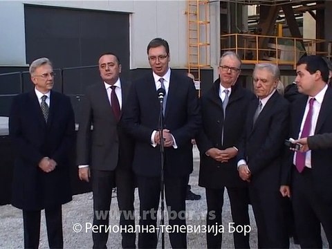 Svečano obeležen završetak izgradnje nove topionice u RTB-u Bor, 23. decembar 2014. (RTV Bor)1