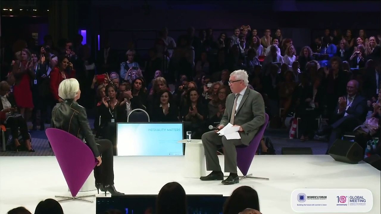 Christine Lagarde au Women's Forum à Deauville - 17 septembre 2014