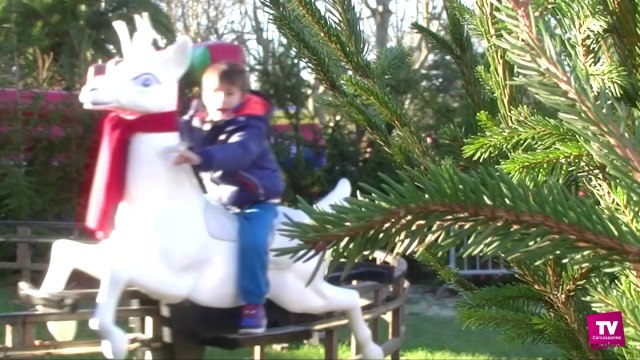 Le square André Chénier, le paradis des enfants durant la Magie de Noël de Carcassonne.