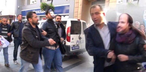 Reza Zarrab ve Bilal Erdoğan Maskeleri ile Halkbank'ı Bastılar