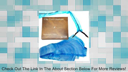 125 Tattoo Clip Cord Disposable Individual Cover Bags Clean Barrier Supply 2" x 45" Review