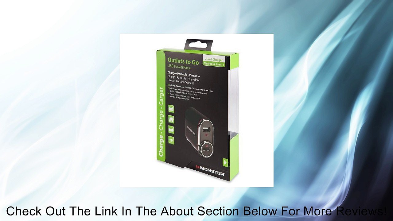 Monster USB PowerPack 2-in-1 Charger with Car Adapter Review