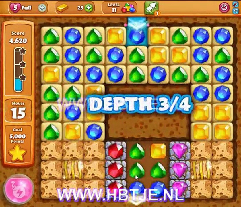 Diamond Digger Saga level 11