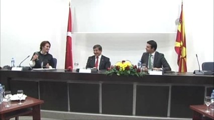 Davutoğlu, Makedonya Büyükelçilerine Hitap Etti (4)