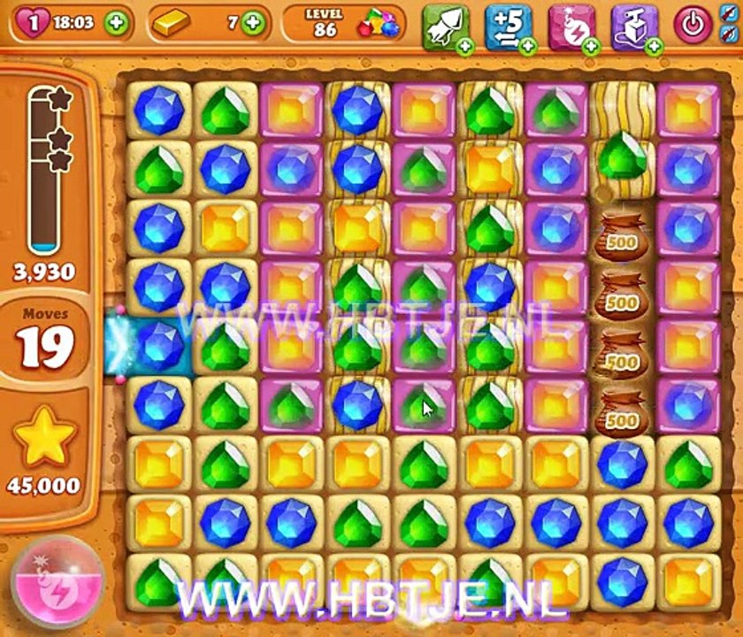 Diamond Digger Saga level 86