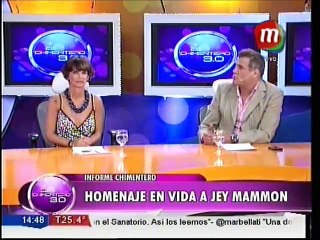 Homenaje a Jey Mammon, invitado en vivo