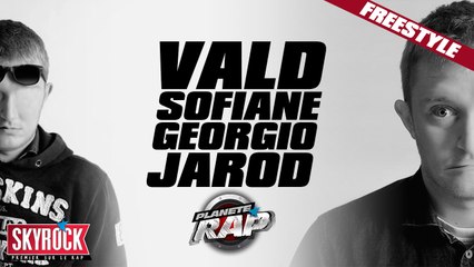 Vald en freestyle avec Sofiane, Georgio & Jarod dans Planète Rap