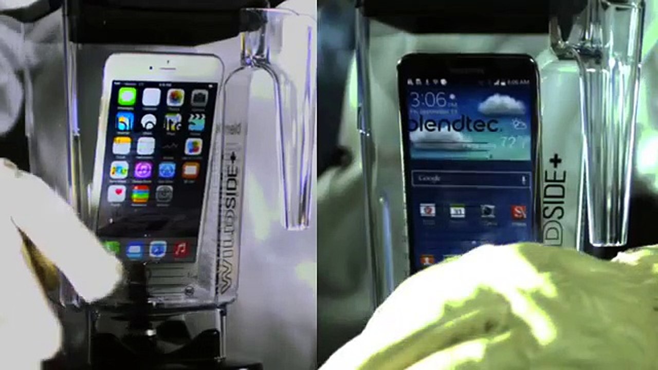 The iPhone 6 Plus in a Mixer