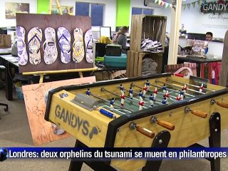 Londres: deux orphelins du tsunami se muent en entrepreneurs et philanthropes
