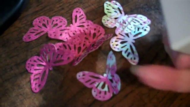 3D Paper Butterfly Martha Stewart Monarch Butterfly Punch - DIY Holiday Room Decorations