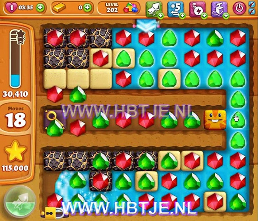 Diamond Digger Saga level 202