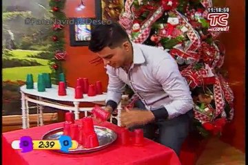 De Casa En Casa - Atrevidos vs. Millenium: Juego de los vasos