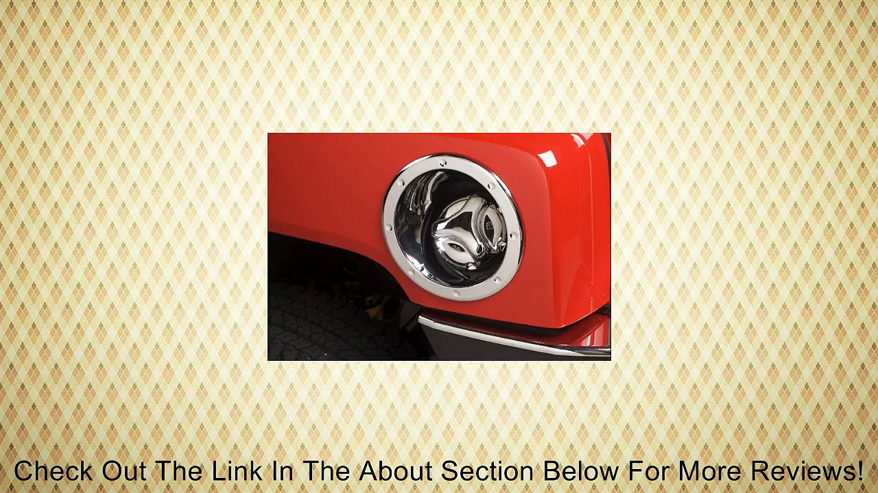 Hummer H3 Triple Chrome Plated Gas Cap Cover and Surround Bezel Covers