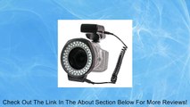 60 LED Ringlight with a Built-In Dimmer Switch, Includes Lens Mount Adapters From 52 mm to 77 mm Review