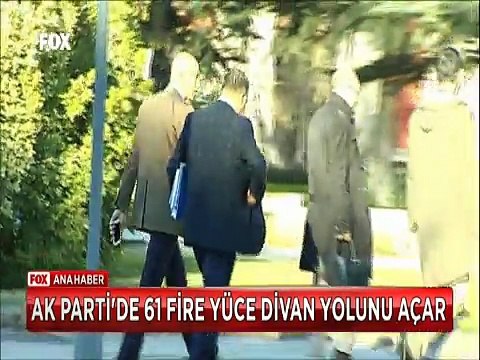Ak Parti'de 61 Fire 4 Eski Bakan için Yüce Divan Yolunu açıyor