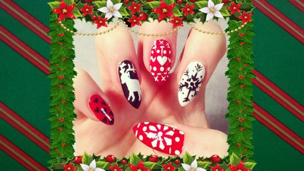 Holiday Sweater Nail Art Tutorial (NO TOOLS!)