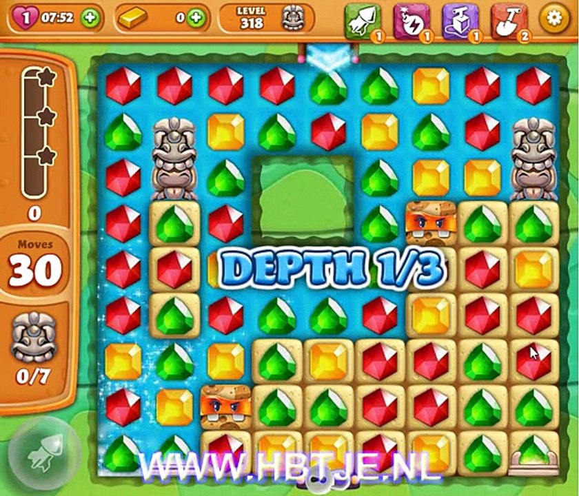 Diamond Digger Saga level 318