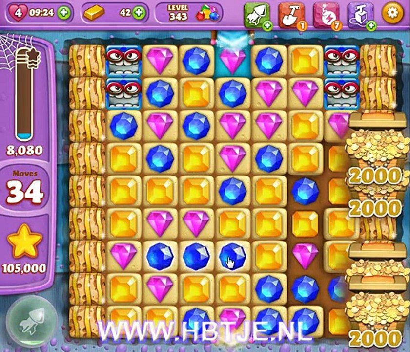 Diamond Digger Saga level 343
