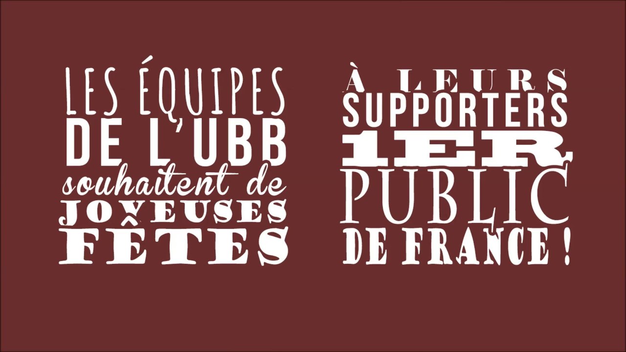 ESPOIRS UBB : LES ESSAIS DE LA PHASE ALLER 2014-2015