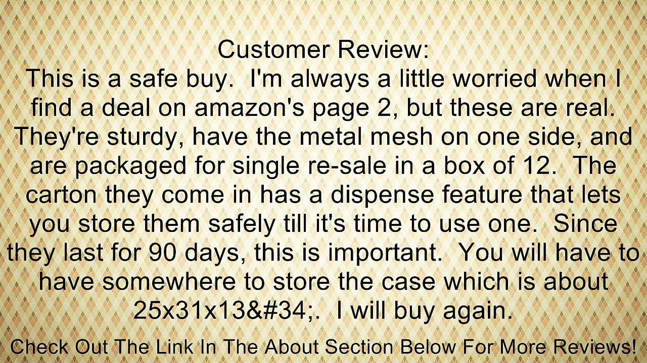 Flanders PrecisionAire 84858.012430 24 by 30 by 1 NaturalAire Standard Pleat Air Filter, 12-Pack Review