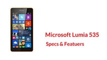 Microsoft Lumia 535 Specifications & Features