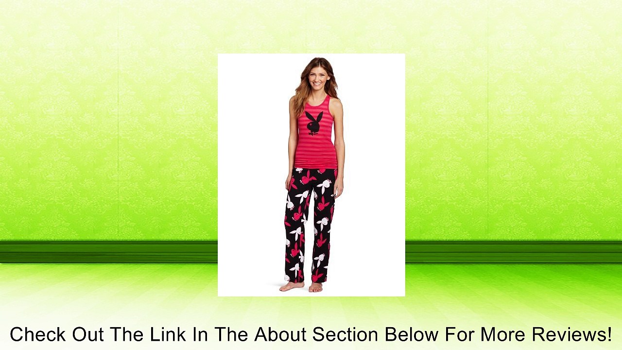 Playboy Women's Rabbit Head Tank and Pant Set Review