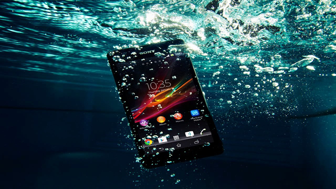 Sony Xperia Z Water Proof Test