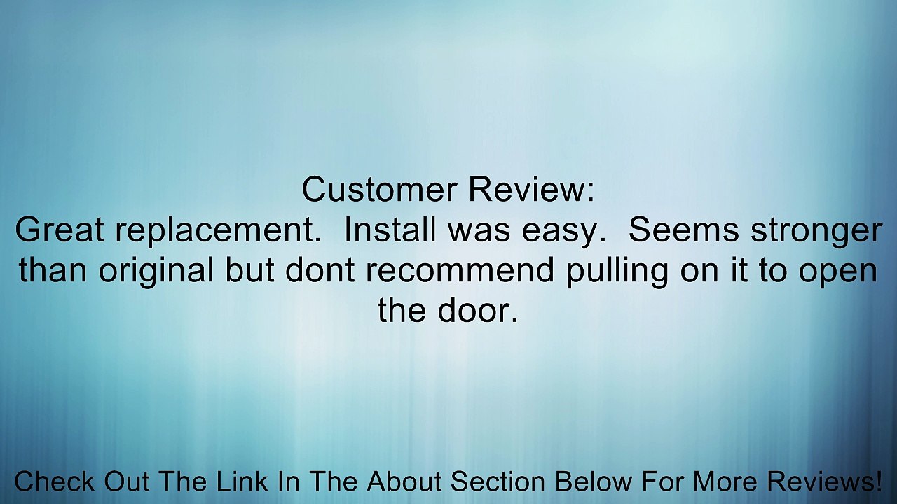 Scion XB Black Outside Rear Replacement Liftgate Review