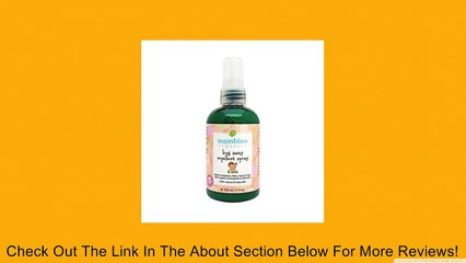 Mambino Organics Bug Away Repellent Spray Review
