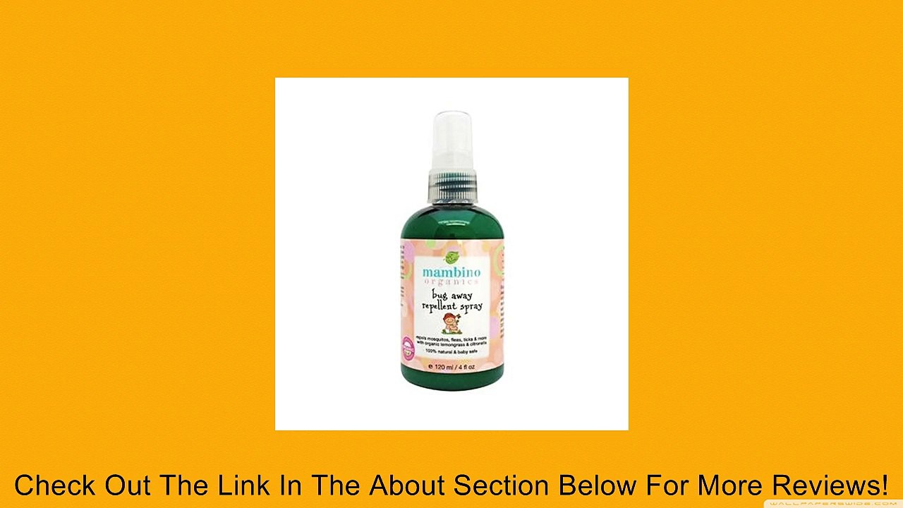 Mambino Organics Bug Away Repellent Spray Review