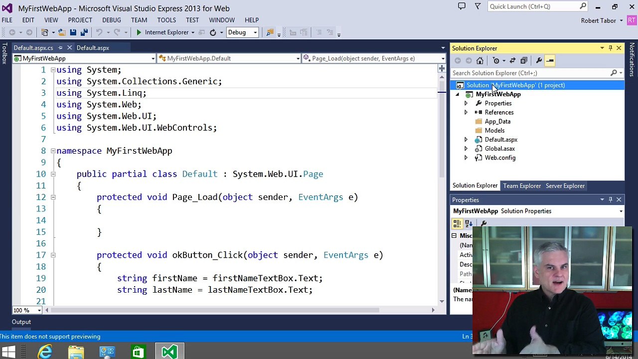 C Sharp 05 - Working with Projects in Visual Studio