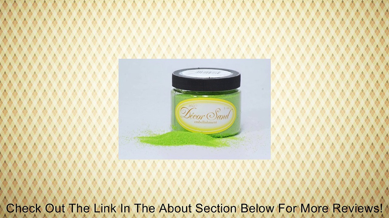 Lime Colored Beach Sand-5oz Review