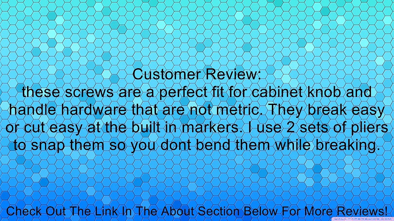 Platte River 807128, Fasteners, Machine Screws, #8-32 X 1-3/4" Breakaway Screw, Package Of 100 Review