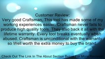 CRAFTSMAN UNIVERSAL MAX ACCESS SOCKET AND RATCHET SET - 00931088 Review