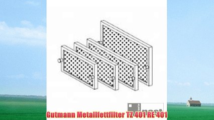 Gutmann Metallfettfilter TZ 401 RE 401