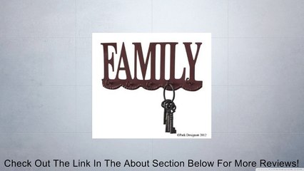 Park Designs "Family" Key Holder, Wall Mounted Hook Review