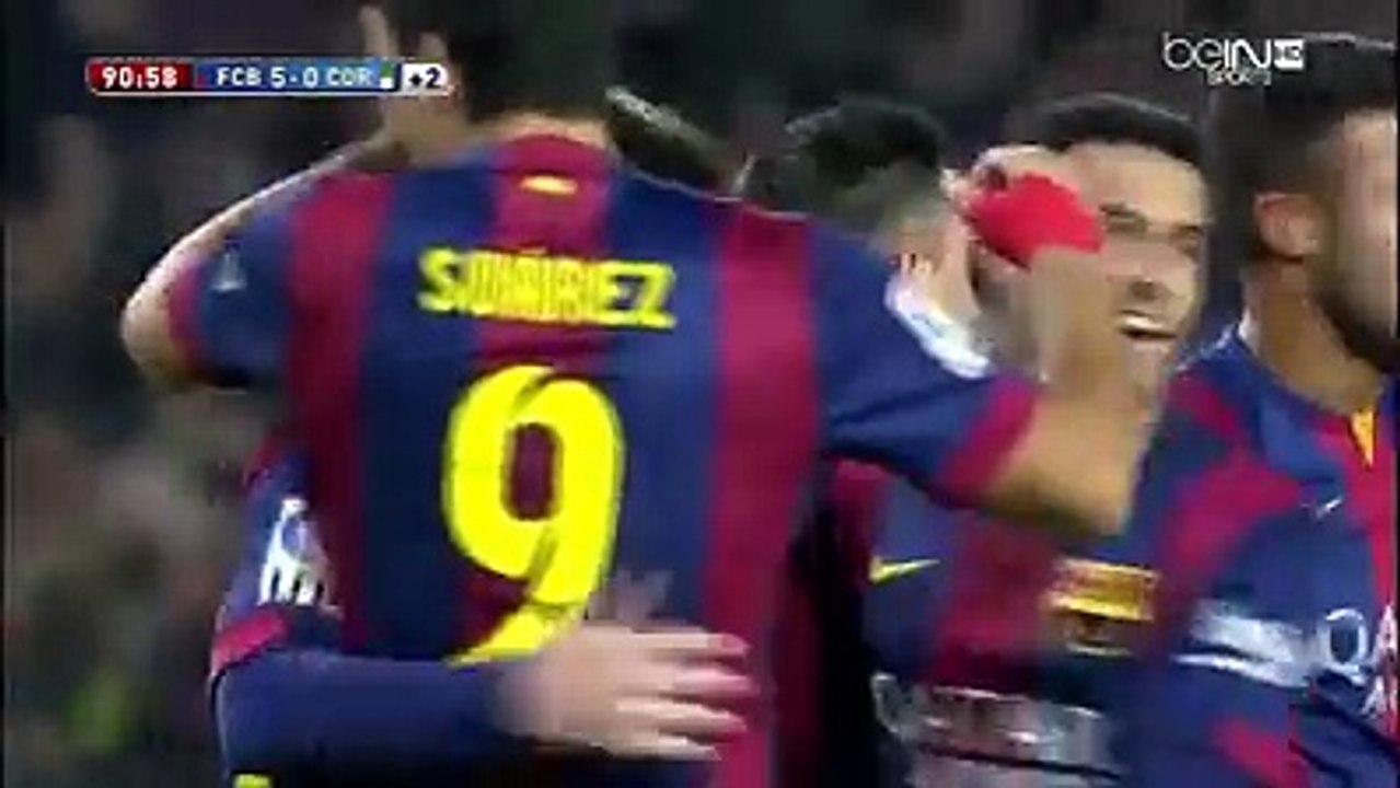MESSI WITH A PHENOMENAL GOAL. 5-0.
