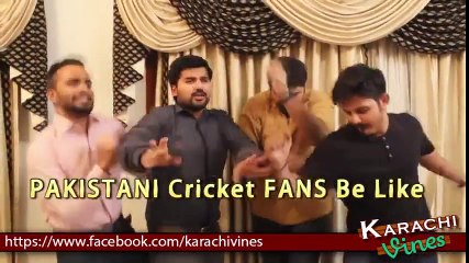 Pakistani Cricket Fans Be Like