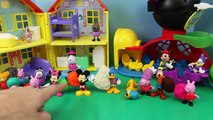 Play Doh Surprise Egg with Peppa Pig Mickey Mouse Daddy Pig Minnie Mouse Guessing Game