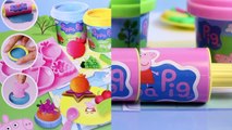 Peppa Pig Mega Dough Set Play Doh Fun Factory Machine Play Dough Treats Cupcakes Toys