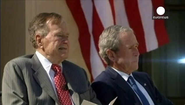 Bush Senior mit Atemnot im Krankenhaus