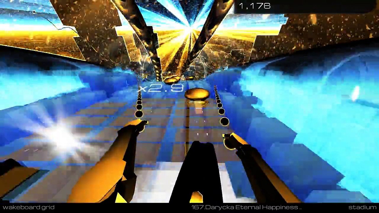 Audiosurf 2 Darycka Eternal Happiness (Refix) (Skin Stadium) (Wakeboard Grid Modus)