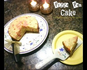 How to make a moist cake without oven on a pizza pan