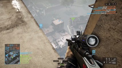 Battlefield 4 PS4 Sniper Shot! VisPace