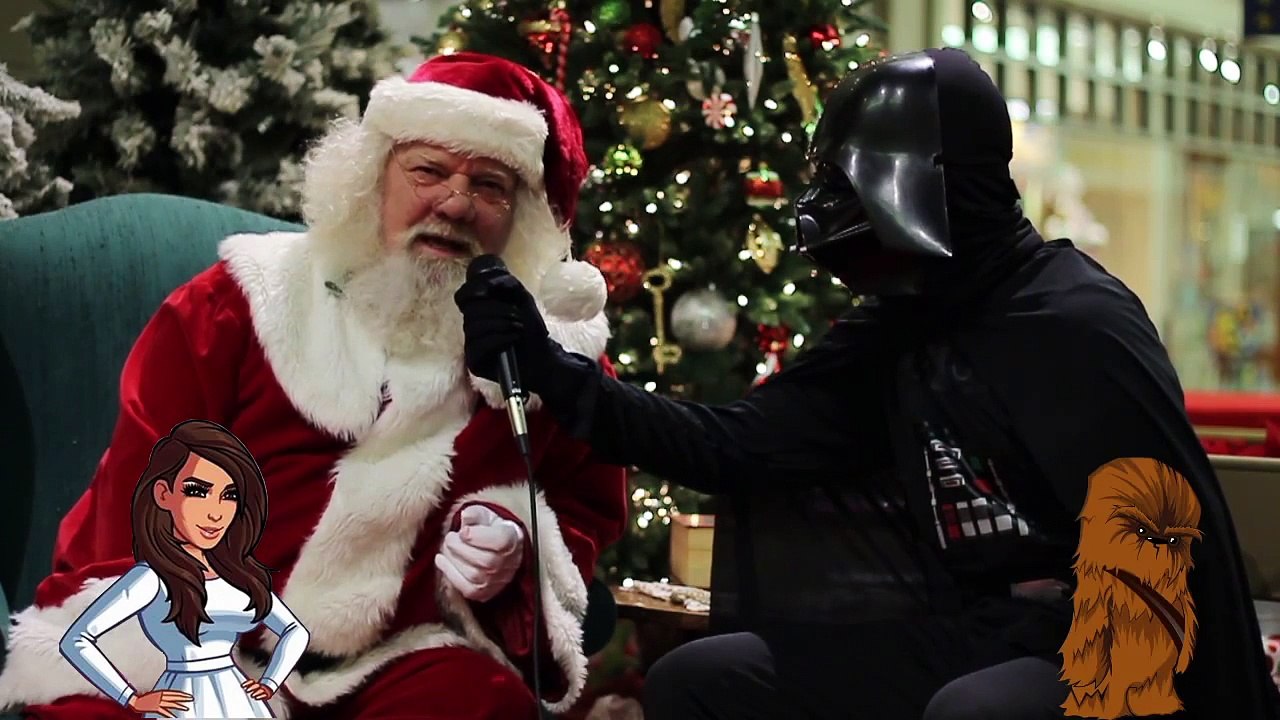 When Darth Vader interviews Santa Claus that's just epic!