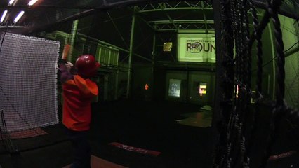 Batting session in slow motion
