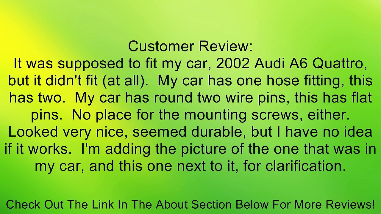 URO Parts (06A 959 253E) Air Pump Review