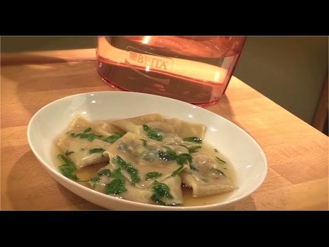 Recette de Bouillon de volaille façon Thaï, ravioles de champignons - 750 Grammes