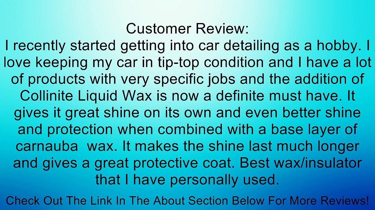 Collinite Liquid Insulator Wax, 16 oz - 3 Pack Review
