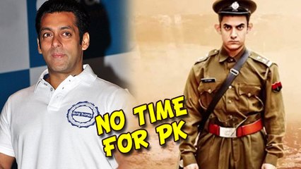 Why Didn't Salman Khan Watch Aamir Khan's PK Yet? | FIND OUT